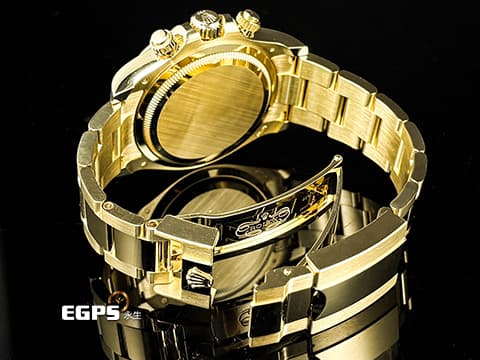 ROLEX 勞力士 Cosmograph Daytona 宇宙計時型 迪通拿 126508 金色熊貓 余文樂面盤 18K黃金材質 計時碼表 最新4131機芯 2025年保卡 賽車錶 自動上鍊 40mm