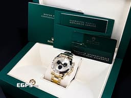 ROLEX 勞力士 Cosmograph Daytona 宇宙計時型 迪通拿 126508 <font color=#f5dea8>金色熊貓 余文樂面盤 18K黃金材質</font> 計時碼表 <font color=#FF0000>最新4131機芯 2025年保卡</font> 賽車錶 自動上鍊 40mm