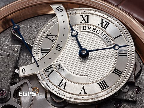 BREGUET 寶璣 Classique La Tradition 傳說系列 7097BR-G1-9WU 玫瑰金材質  鏤空經典偏心錶盤 逆跳秒針  2019保單 自動上鍊 40mm