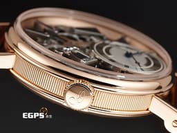 BREGUET 寶璣 Classique La Tradition 傳說系列 7097BR-G1-9WU 玫瑰金材質  <font color=#70cce1>鏤空經典偏心錶盤 逆跳秒針</font> <font color=#ff0000> 2019保單</font> 自動上鍊 40mm