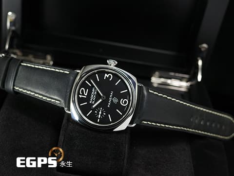 PANERAI 沛納海 Radiomir Black Seal Logo PAM380 黑豹 小秒針 PAM00380 經典OP商標款面盤 手上鍊 45mm