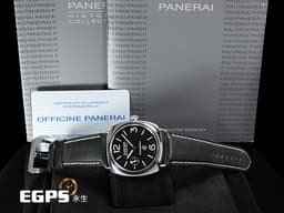 PANERAI 沛納海 Radiomir Black Seal Logo PAM380 黑豹 小秒針 PAM00380 <font color=#FF0000>經典OP商標款面盤</font> 手上鍊 45mm