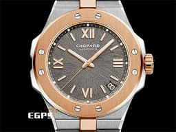 CHOPARD 蕭邦 Alpine Eagle 雪山傲翼 雄鷹 系列 298600-6001 <font color="#ffd599">18K玫瑰金材質 半金款 灰色拉絲紋面盤</font> <font color="#FF0000">2023年保單</font> 自動上鍊 41mm