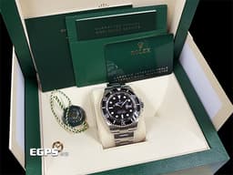 ROLEX 勞力士 Sea-Dweller 海使者 126600 MK2 50週年款 <font color=#FF0000> 2025年保單 單紅 <font color=#33FFFF>有皇冠版</font> </font> 陶瓷圈 排氦氣閥 潛水錶 自動上鏈 43mm