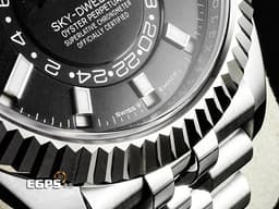 ROLEX 勞力士 Sky-Dweller 蠔式 天行者 336934 <font color=#4F4F4F>最新9002機芯 亮黑色面盤</font> 沙羅系統 年曆錶 兩地時區 經典三角坑紋錶圈 <font color=#FF0000>2024年保單 紀念型（Jubilee）五銖錶帶 </font> 自動上鍊 42mm