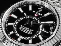 ROLEX 勞力士 Sky-Dweller 蠔式 天行者 336934 <font color=#4F4F4F>最新9002機芯 亮黑色面盤</font> 沙羅系統 年曆錶 兩地時區 經典三角坑紋錶圈 <font color=#FF0000>2024年保單 紀念型（Jubilee）五銖錶帶 </font> 自動上鍊 42mm