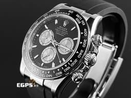 ROLEX 勞力士 Cosmograph Daytona 宇宙計時型 迪通拿 126519LN 計時碼表 <font color="#ffffff">黑熊貓 亮黑色錶面搭配銀灰色計時盤</font> 18K白金材質 陶瓷錶圈 126519 LN <font color="#FF0000">最新4131機芯&nbsp;</font><span style="color: rgb(5, 240, 240);">新款Rolex Glidelock延展系統摺疊帶扣</span><font color="#FF0000">&nbsp;2025年新式保卡</font> 賽車錶 自動上鏈 40mm