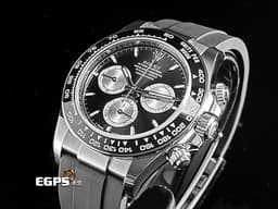 ROLEX 勞力士 Cosmograph Daytona 宇宙計時型 迪通拿 126519LN 計時碼表 <font color="#ffffff">黑熊貓 亮黑色錶面搭配銀灰色計時盤</font> 18K白金材質 陶瓷錶圈 126519 LN <font color="#FF0000">最新4131機芯&nbsp;</font><span style="color: rgb(5, 240, 240);">新款Rolex Glidelock延展系統摺疊帶扣</span><font color="#FF0000">&nbsp;2025年新式保卡</font> 賽車錶 自動上鏈 40mm