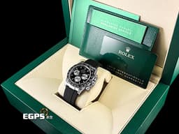 ROLEX 勞力士 Cosmograph Daytona 宇宙計時型 迪通拿 126519LN 計時碼表 <font color=#4F4F4F>亮黑色熊貓面盤</font> 18K白金材質 陶瓷錶圈 <font color=#FF0000>最新4131機芯 快調延展錶扣 2024年保卡</font> 126519 LN <font color=#FFFF33>歡迎各路錶友以PP、AP、勞力士 來店交換，本店將以最高價評估～</font> 賽車錶 自動上鏈 40mm