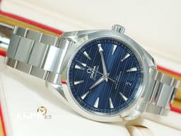 OMEGA 歐米茄 Seamaster 海馬 Aqua Terra 150系列 22010412103004
<font color=#0066FF>藍色甲板紋面盤</font> 大三針 不鏽鋼 同軸擒縱 <font color=#FF0000>2024年保卡</font> 自動上鍊 41.5mm
