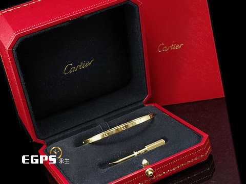 Cartier 卡地亞 LOVE 系列 18K玫瑰金 20號 經典細款  送禮首選  精品手環18K金款 750 手環 手鐲