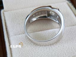 天然真鑽 鑽戒  完美王子 白K金材質 鑽石戒指 男戒 主石重0.50CT