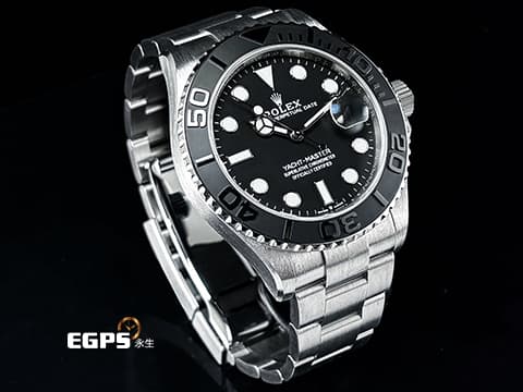 ROLEX 勞力士 Yacht-Master 226627 遊艇名仕 RLX鈦金屬材質 醇黑色錶盤 堅固且輕巧鈦合金~~~鈦神奇、鈦厲害啦！   傳聞中的 鈦金屬 遊艇名仕 2025年新式保卡  自動上鍊 42mm