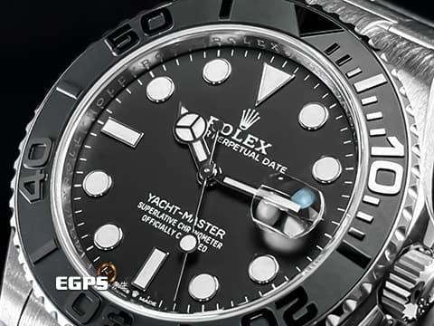 ROLEX 勞力士 Yacht-Master 226627 遊艇名仕 RLX鈦金屬材質 醇黑色錶盤 堅固且輕巧鈦合金~~~鈦神奇、鈦厲害啦！   傳聞中的 鈦金屬 遊艇名仕 2025年新式保卡  自動上鍊 42mm