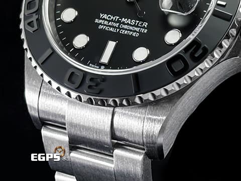 ROLEX 勞力士 Yacht-Master 226627 遊艇名仕 RLX鈦金屬材質 醇黑色錶盤 堅固且輕巧鈦合金~~~鈦神奇、鈦厲害啦！   傳聞中的 鈦金屬 遊艇名仕 2025年新式保卡  自動上鍊 42mm