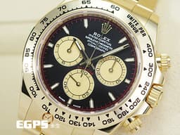 ROLEX 勞力士 Cosmograph Daytona 迪通拿 126508 18K黃金鍊帶款 計時碼表<font color=#FF0000>2024年保卡</font> <font color=#ffff00> 最新款 保羅紐曼面盤</font> <font color=#ffc0cb> 此錶歡迎各路錶友以 PP、AP、勞力士 來店交換，本店將以最高價評估～</font> 自動上鍊 40mm