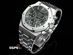 Audemars Piguet 愛彼 AP錶 Royal Oak 皇家橡樹系列 不鏽鋼材質&nbsp;<font color="#058703">26240ST.OO.1320ST.08 軍綠色「Grande Tapisserie」大型格紋錶面</font> <font color="#ff0000">2024年保卡</font>&nbsp;自動上鍊 41mm