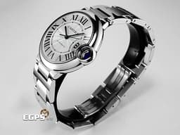 CARTIER 卡地亞 Ballon Bleu <font color=#70cce1>藍氣球 深受眾多女士喜愛的經典款式 好駕馭的36mm錶徑</font> WSBB0048 不鏽鋼材質 <font color=#FF0000>新式快拆錶帶 2024年保單</font> 自動上鍊 36mm