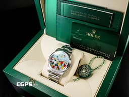 ROLEX 勞力士 Oyster Perpetual 124300 124300-0008 蠔式恆動 <font color=#FFDD55>最最最新!</font><font color=#FFCCCC> 超夯超缺貨</font><font color=#77FFEE> 綠松石藍色</font><font color=#00AA00>「慶典」面盤</font> <font color=#ff000>2023年保卡</font> 自動上鍊 41mm