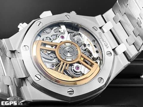 Audemars Piguet 愛彼 AP錶 Royal Oak 皇家橡樹系列 不鏽鋼鍊帶款 26240ST.OO.1320ST.05 飛返計時功能  獨特深邃雲夜藍 雲夜藍色調面盤 2024年保卡&nbsp;自動上鍊&nbsp;41mm