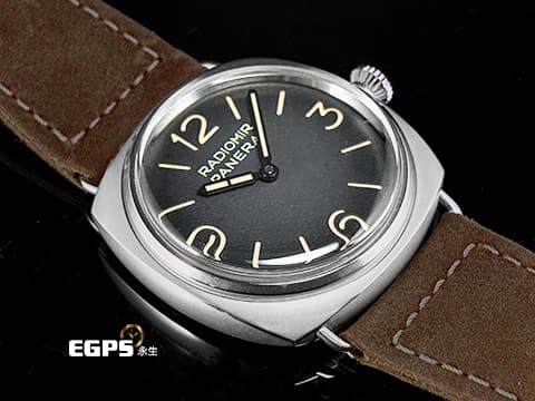 PANERAI 沛納海 Radiomir 3 Day 三日鍊 PAM01334 PAM1334 不鏽鋼材質 漸變灰色面盤 2024年保單 手動上鍊 45mm