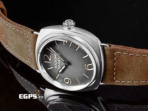 PANERAI 沛納海 Radiomir 3 Day 三日鍊 PAM01334 PAM1334 不鏽鋼材質 漸變灰色面盤 2024年保單 手動上鍊 45mm