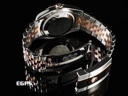 ROLEX 勞力士 Datejust 36 蠔式日誌型 126231 <font color="#F0F0F0">白色面盤</font>搭配<font color="#f3baa1">玫瑰金羅馬數字時標</font> DJ36 永恒玫瑰金 半金款  <font color="#FF0000">2026年保卡 紀念型（Jubilee）五銖錶帶</font> 自動上鍊 36mm