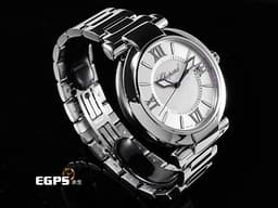 CHOPARD 蕭邦 Imperiale系列 388531 <font color=#cadff0>珍珠貝母雕刻面盤</font> <font color=#c593e3>錶冠鑲嵌一顆凸圓形紫水晶(重約0.15克拉)</font> <font color=#FF0000>2024年保單</font> 自動上鍊 40mm