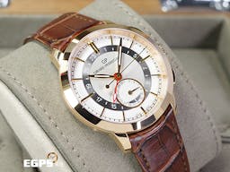 GIRARD-PERREGAUX 芝柏 GP錶 1966系列 49544-52-131-bbb0 18K玫瑰金材質 GMT <font color=#FF0000>第二時區指針 日期小錶盤 新錶參考訂價：989,000元 </font> 自動腕錶 40mm