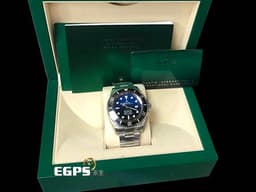 ROLEX 勞力士 Deepsea D-Blue 海使者 126660 DB 深海 水鬼王 <font color="#66B3FF">漸<font color="#0080FF">層<font color="#005AB5">藍</font></font></font>面盤 126660DB 陶瓷錶圈 <font color="#FF0000">2020年新式保卡</font> 排氦氣閥 潛水錶 自動上鍊 44mm