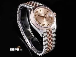 ROLEX 勞力士 DateJust 278241 18K玫瑰金材質 半金款 <font color="#ffc780"> 玫瑰金羅馬時標、面盤</font> <font color="#FF0000">2024年新式保卡 紀念型錶帶</font> 自動上鍊 31mm