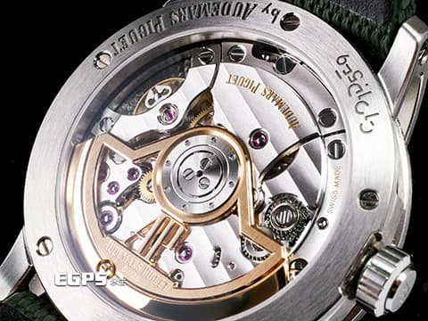 Audemars Piguet 愛彼 AP錶 CODE 11.59系列 15210ST.OO.A056KB.01 綠色同心圓漣漪紋飾面盤 大三針 不鏽鋼 2024年保單 自動上鍊 41mm