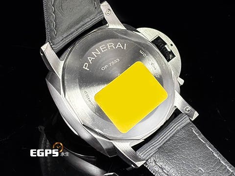 PANERAI 沛納海 Luminor Marina eSteel PAM01358 PAM1358 三日鍊 黑灰色漸層面盤 2024年保單 附原廠橡膠錶帶 自動上鍊 44mm