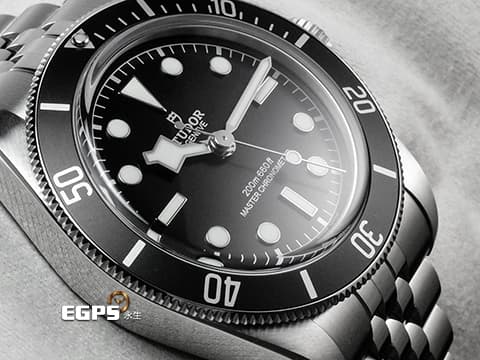 TUDOR 帝舵 Heritage Black Bay 碧灣 7941A M7941A1A0NU-0003 雪花針 黑水鬼 搭配快速調節「T-fit」折疊扣 水鬼 自製機芯 2025年保單 潛水錶 自動上鍊 41mm