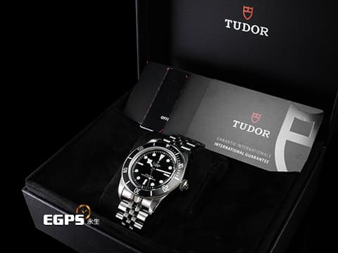 TUDOR 帝舵 Heritage Black Bay 碧灣 7941A M7941A1A0NU-0003 雪花針 黑水鬼 搭配快速調節「T-fit」折疊扣 水鬼 自製機芯 2024年保單 潛水錶 自動上鍊 41mm