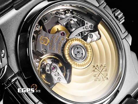 Patek philippe 百達翡麗 PP Nautilus 鸚鵡螺 金鷹 不鏽鋼材質 5980/1A-001&nbsp;漸層黑灰色橫條紋面盤 自動上鍊 40.5mm