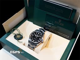 ROLEX 勞力士 Explorer 40 蠔式 探險家一型 224270 <font color=#33CCFF>經典3 6 9夜光時標面盤</font> 不鏽鋼 <font color=#FF0000>新款3230機芯 2024年保單</font> 自動上鍊 40mm