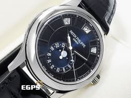 PATEK PHILIPPE 百達翡麗 PP錶 5205G Annual Calendar 年曆錶 5205 月相盈虧 18K白金 <font color=#FF0000>PP印記，2020年保單</font> <font color=#FFFF33>錶歡迎各錶友以 PP、AP、勞力士 來店交換，本店將以最高價評估～</font> 自動上鍊 40mm