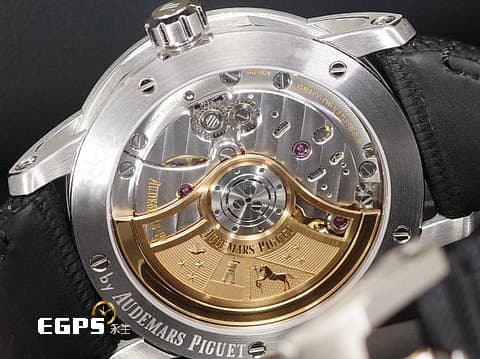 Audemars Piguet AP 愛彼 AP錶 CODE 11.59系列 15210BC.OO.A002KB.01 18K白金材質 煙燻藍色太陽紋亮漆面盤 15210  2023年保卡 自動上鍊 41mm