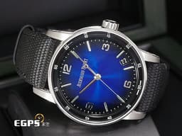 Audemars Piguet AP 愛彼 AP錶 CODE 11.59系列 15210BC.OO.A002KB.01 18K白金材質 <font color="#0000E3">煙燻藍色太陽紋亮漆面盤</font> 15210  <font color="#FF0000">2023年保卡</font> 自動上鍊 41mm