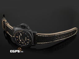 PANERAI 沛納海 Luminor Submersible 1950 3 Days PAM00508 PAM508 黑色陶瓷材質 菸草色時標及指針 <font color=#ff0000> 2015年保單 限量編號證書 限量1000支 經典47mm大錶徑 </font> 自動上鍊 47mm