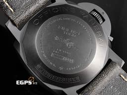 PANERAI 沛納海 Luminor Submersible 1950 3 Days PAM00508 PAM508 黑色陶瓷材質 菸草色時標及指針 <font color=#ff0000> 2015年保單 限量編號證書 限量1000支 經典47mm大錶徑 </font> 自動上鍊 47mm