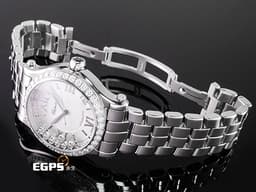 CHOPARD 蕭邦 Happy Sport 快樂鑽 278559-3004 不鏽鋼材質 <font color="#ffff00">原廠7顆圓形跑鑽 原廠鑲嵌鑽石錶圈</font> <font color="#FF0000">2025年保單</font> 自動上鍊 36mm