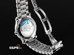 CHOPARD 蕭邦 Happy Sport 快樂鑽 278559-3004 不鏽鋼材質 <font color="#ffff00">原廠7顆圓形跑鑽 原廠鑲嵌鑽石錶圈</font> <font color="#FF0000">2025年保單</font> 自動上鍊 36mm