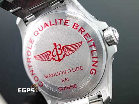 BREITLING 百年靈 Avenger 復仇者系列 A17328101L1A1 不鏽鋼材質 綠色面盤  2024年保卡  自動上鍊 42mm