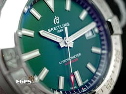 BREITLING 百年靈 Avenger 復仇者系列 A17328101L1A1 不鏽鋼材質 <font color=#00ff00>綠色面盤</font>  <font color=#FF0000>2024年保卡 </font> 自動上鍊 42mm