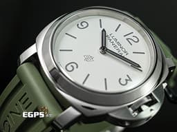 PANERAI 沛納海 Luminor Base Logo 3 Day 三日鍊 PAM01087 PAM1087 不鏽鋼材質 <font color=#ffffff>象牙白色面盤</font> <font color=#ff0000>2024年保單</font> 手動上鍊 44mm