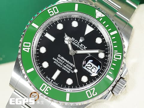 ROLEX 勞力士 Submariner Date 蠔式 潛航者 126610LV 星巴克 綠水鬼 MK2 淺綠色陶瓷錶圈搭配黑色面盤 126610 LV 不鏽鋼 2025年新式綠卡 潛水錶 自動上鍊 41mm