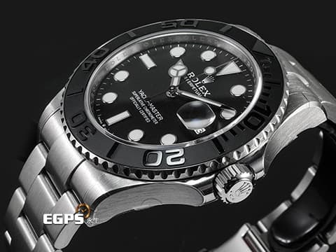 ROLEX 勞力士 Yacht-Master 226627 遊艇名仕 RLX鈦金屬材質 醇黑色錶盤 堅固且輕巧鈦合金~~~鈦神奇、鈦厲害啦！   傳聞中的 鈦金屬 遊艇名仕 2024年新式保卡 保有原廠膠膜  自動上鍊 42mm