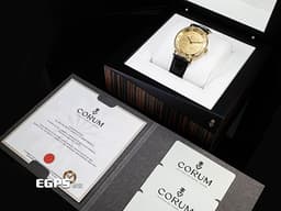 CORUM 崑崙 經典系列 金幣錶 082.515.56/0001 MU65 18K黃金材質錶殼、帶扣 22K黃金材質背蓋 Double Eagle <font color=#ffff00>自由女神頭像雙鷹金幣</font> <font color=#FF0000>2021年保單 台灣公司貨 錶友未使用蒐藏品 新錶參考訂價：1,580,000元</font> 自動上鍊 43mm